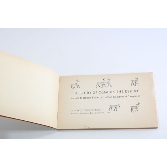Story of Comock The Eskimo Robert Flaherty Edmund Carpenter Vintage 1972 77271 - Picture 3 of 5